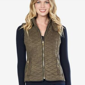 Fate Rowen Olive Quilted Vest